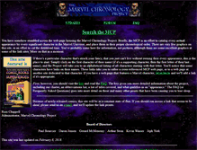 Tablet Screenshot of chronologyproject.com